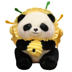 Милый лотосовый лист, пикник камера панда куклы плюшевая кукла 25см/35см/45см высота MLING