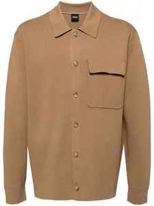 Кардиган на пуговицах BOSS, нейтральный