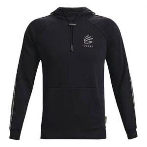 Толстовка curry long sleeve hoodie 'black' Under Armour, черный