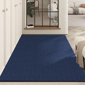 Dajiang Ковер 60х90 см для прихожей, грязеотталкивающий, пылеудаляющий, Doris-Blue, Woven Texture Non-Print, для небольших квартир