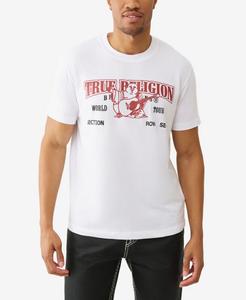 Мужская футболка с круглым вырезом и логотипом World Tour Heritage True Religion, Optic White