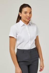 Две пары школьных рубашек приталенного кроя с короткими рукавами Trutex, белый
