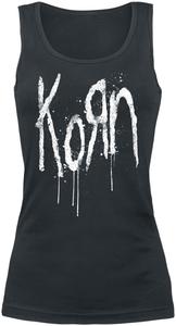 Топ Korn Freak Splatter, черный