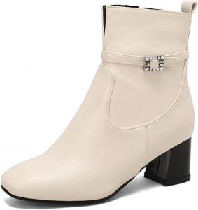 Женские ботильоны LYYSKY с боковой молнией. Размер соответствует длине подошвы, см. таблицу размеров и описание товара. Размеры US3-US17/EU33-EU50., White(T106-7)