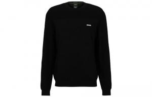 Свитшот Regular-Fit с принтом логотипа HUGO BOSS, черный