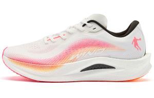 QIAODAN Кроссовки женские Strong Winds 2.0 низкие Jordan White Fluorescent Flying Shadow Pink, цвет Jordan White Fluorescent Flying Shadow Pink