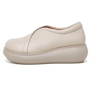 Повседневные однобортные туфли женские OULISASI, Ecru