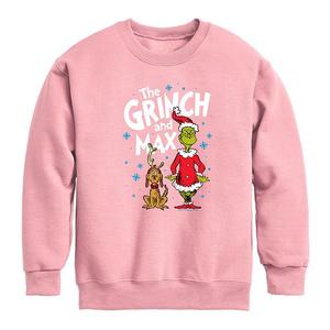 Детская флисовая толстовка Dr Seuss The & Max Christmas Crew Grinch