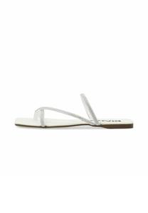 Сандалии с Т-образной застежкой BIASISSEL STRAPPY RHINESTONE Bianco, бежевый