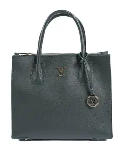 Темная кожаная сумочка 19V69 Italia, зеленый