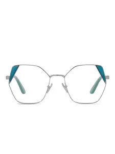 Очки в геометричной оправе Vogue, серебристый