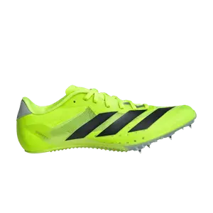 Кроссовки Adizero Sprintstar 'Lucid Lemon Black', зеленый