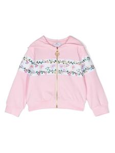 Chiara Ferragni куртка с капюшоном и логотипом Eyelike, розовый