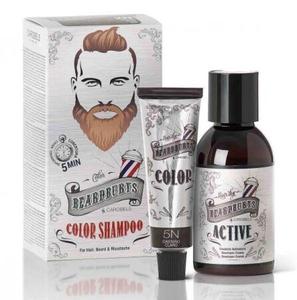 Beardburys, Шампунь-краска 5N Светло-коричневый, 9 г