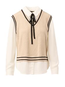 Adrianna Papell Блузка в цвете беж, песочный