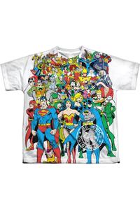 Футболка DC Comics Original Universe с коротким рукавом для подростков Gildan, белый