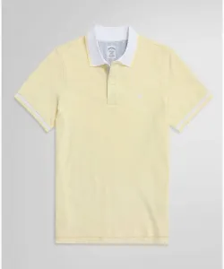 Поло-рубашка из эластичного хлопкового пике с логотипом GF, приталенного кроя.