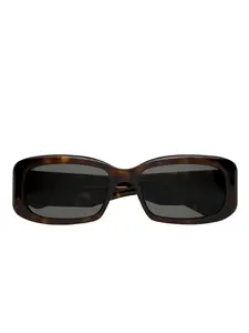 Солнцезащитные очки SL 809 в черепаховой оправе прямоугольной формы Saint Laurent Eyewear, коричневый