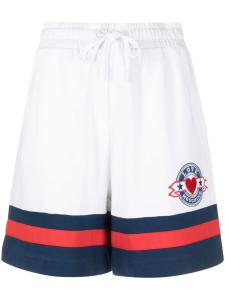Love Moschino шорты с полосками, белый