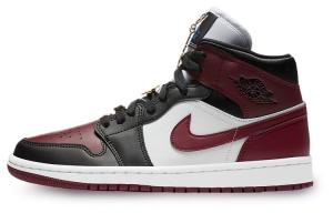 Jordan 1 Mid SE темно-бордовый Black Dark Beetroot (женские)