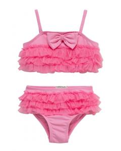 Привычная мания рюш Двухкомплектный купальник Habitual, розовый