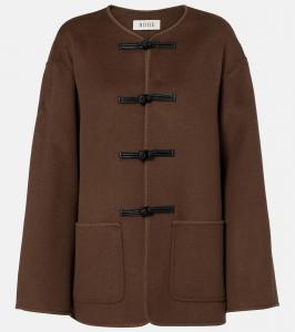 Куртка из шерсти Mandarin Róhe, Taupe