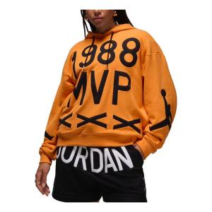 Толстовка x nina chanel флисовая толстовка азиатские размеры Air Jordan, оранжевый