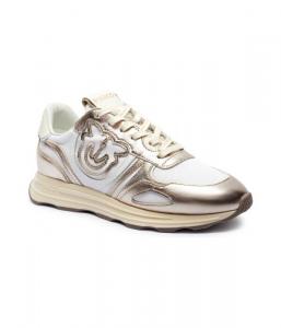 Кроссовки кожаные Pinko Zoe 01, белый