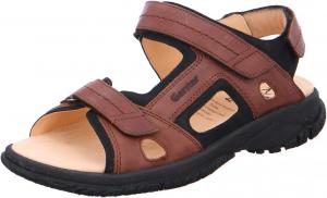 Женские сандалии Ganter с ремешком на щиколотке, коричневый