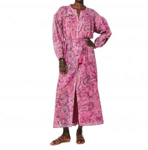 Платье Ellen Ankle в стиле пейсли из Кайменского острова Cleobella, цвет caymen paisley