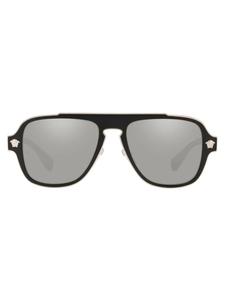 Солнцезащитные очки в квадратной оправе Versace Eyewear, черный