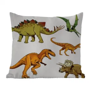 Подушка для улицы - Динозавр - Рисунок - Мальчики - Дети - 50x50 см - Водонепроницаемая - Подушка для отдыха - Удобная - Подушка с рисунком MuchoWow