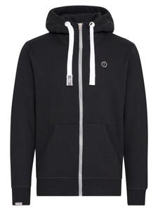 Худи с капюшоном на молнии !Solid Benn , Black