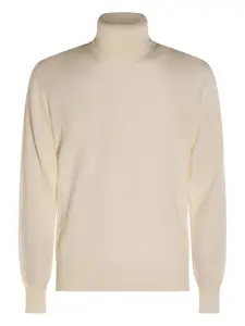 Свитер с воротником гольф Altea, белый