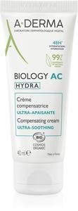 Увлажняющий и успокаивающий крем Biology AC Hydra с 48-часовым действием A-Derma, 40 мл