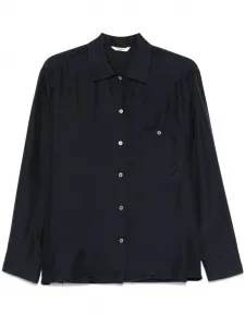 Шелковая рубашка Barena, синий