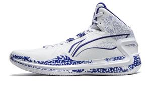 Баскетбольные кроссовки Liren 4 мужские, среднего размера, белые/синие Lining