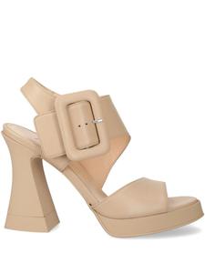 Сандалии кожаные AGL 120 мм, нейтральный