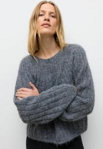 Джемпер Vero Moda PULLOVER AWUILDE, Medium Grey Melange/Dark Grey