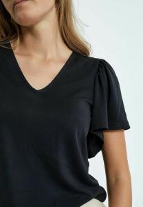 Футболка с принтом RIANNE V-NECK Minus, черный