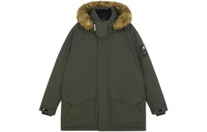 Пуховик унисекс зеленый New Balance, зеленый