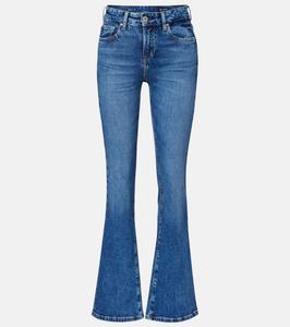 Джинсы Sophie с заниженной талией и расклешенными штанинами AG Jeans, Adrian