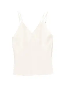 Майка с v-образным вырезом Forte Forte, бежевый