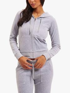 Толстовка с классическим логотипом robertson Juicy Couture, серебряный