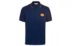 Рубашка поло мужская темно-синяя Burberry, темно-синий