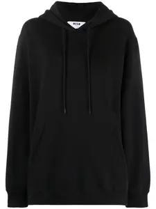 Худи с логотипом Msgm, черный