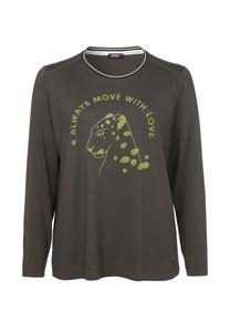 Рубашка с длинными рукавами Молодёжная рубашка с длинными рукавами и декоративными швами frapp, цвет Olive Moss