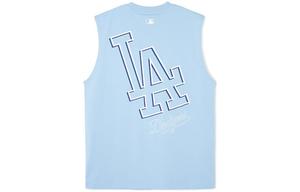 Футболка-майка унисекс SS24 небесно-голубая MLB