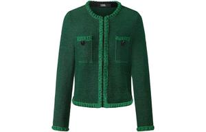 KARL LAGERFELD Вязаный свитер женский зеленый KARL LAGERFELD / Karl Lagerfeld Jeans