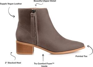 Ботинки Journee Women's Comfort Foam Sadiya Booties Journee Collection, Brown